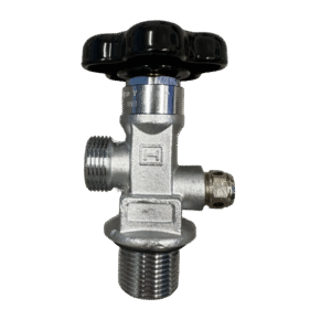 Chrome-Plated Hi-Flow Valve With Gauge Port